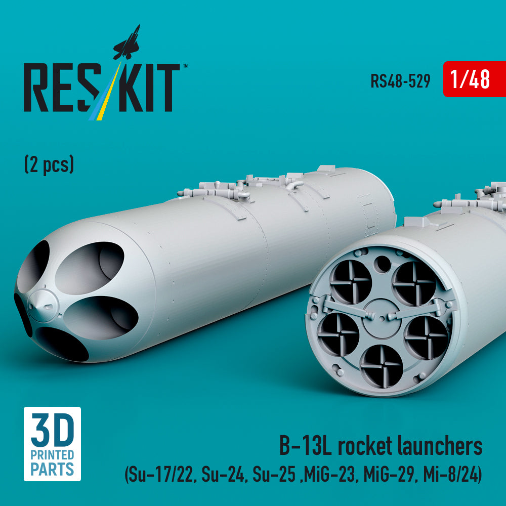 ResKit RS48-0529 1:48 B-13L rocket launchers