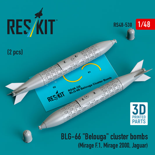 ResKit RS48-0530 1:48 BLG-66 "Belouga" cluster bombs