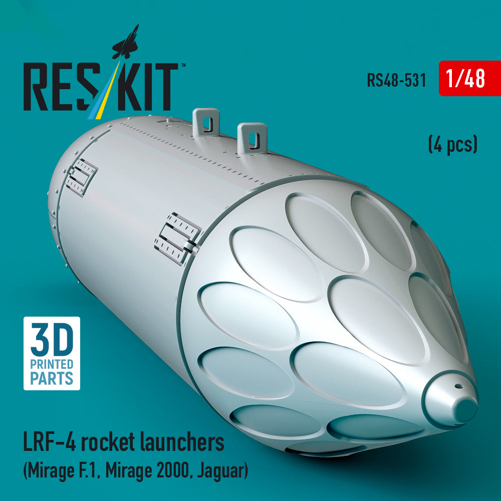 ResKit RS48-0531 1:48 LRF-4 rocket launchers