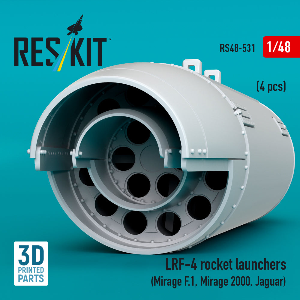 ResKit RS48-0531 1:48 LRF-4 rocket launchers