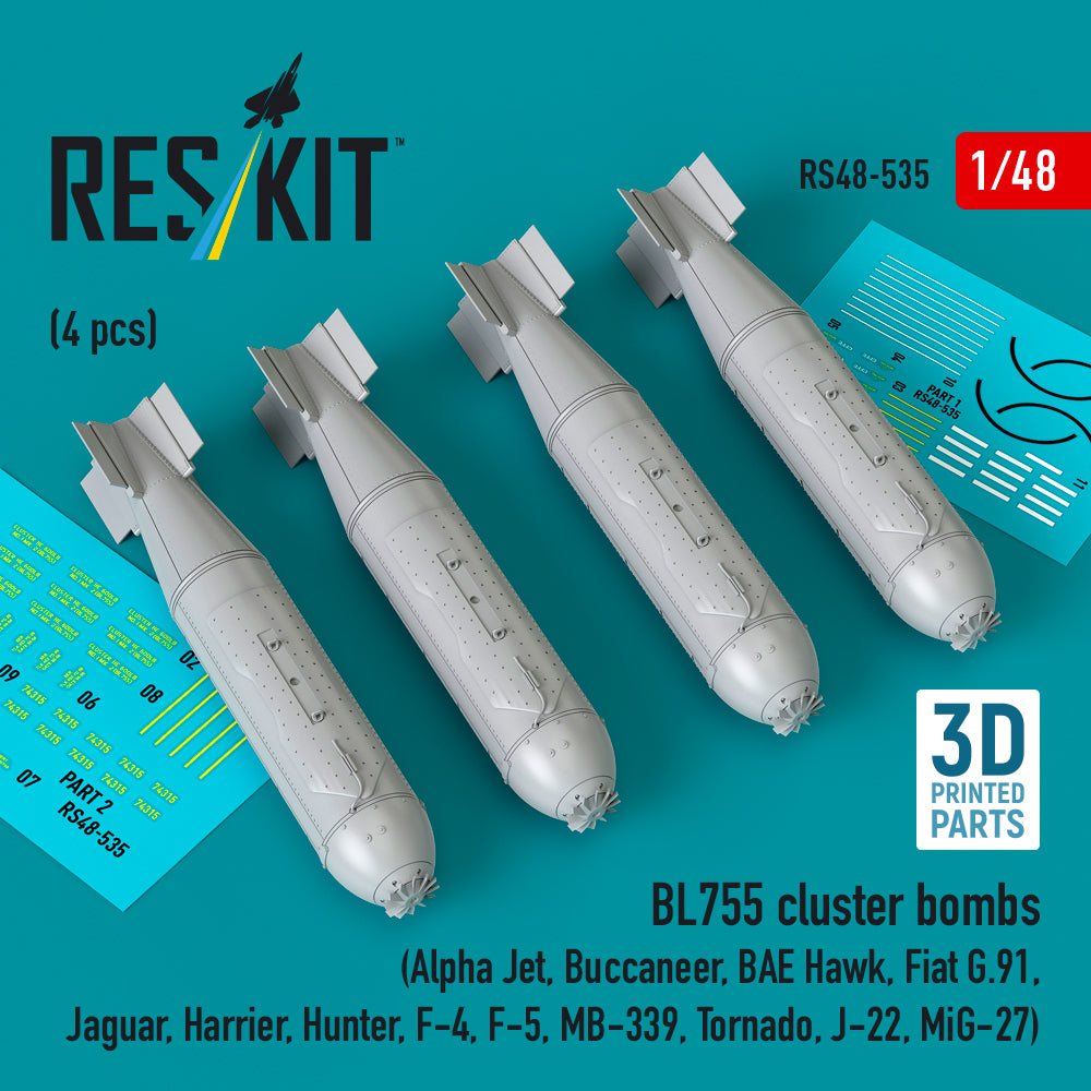 ResKit RS48-0535 1:48 BL755 cluster bombs