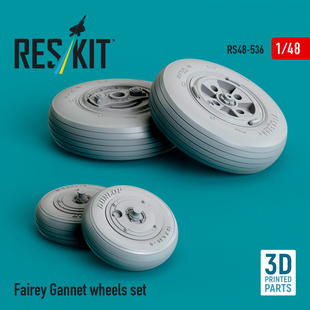 ResKit RS48-0536 1:48 Fairey Gannet AS.1/AS.4 wheels set