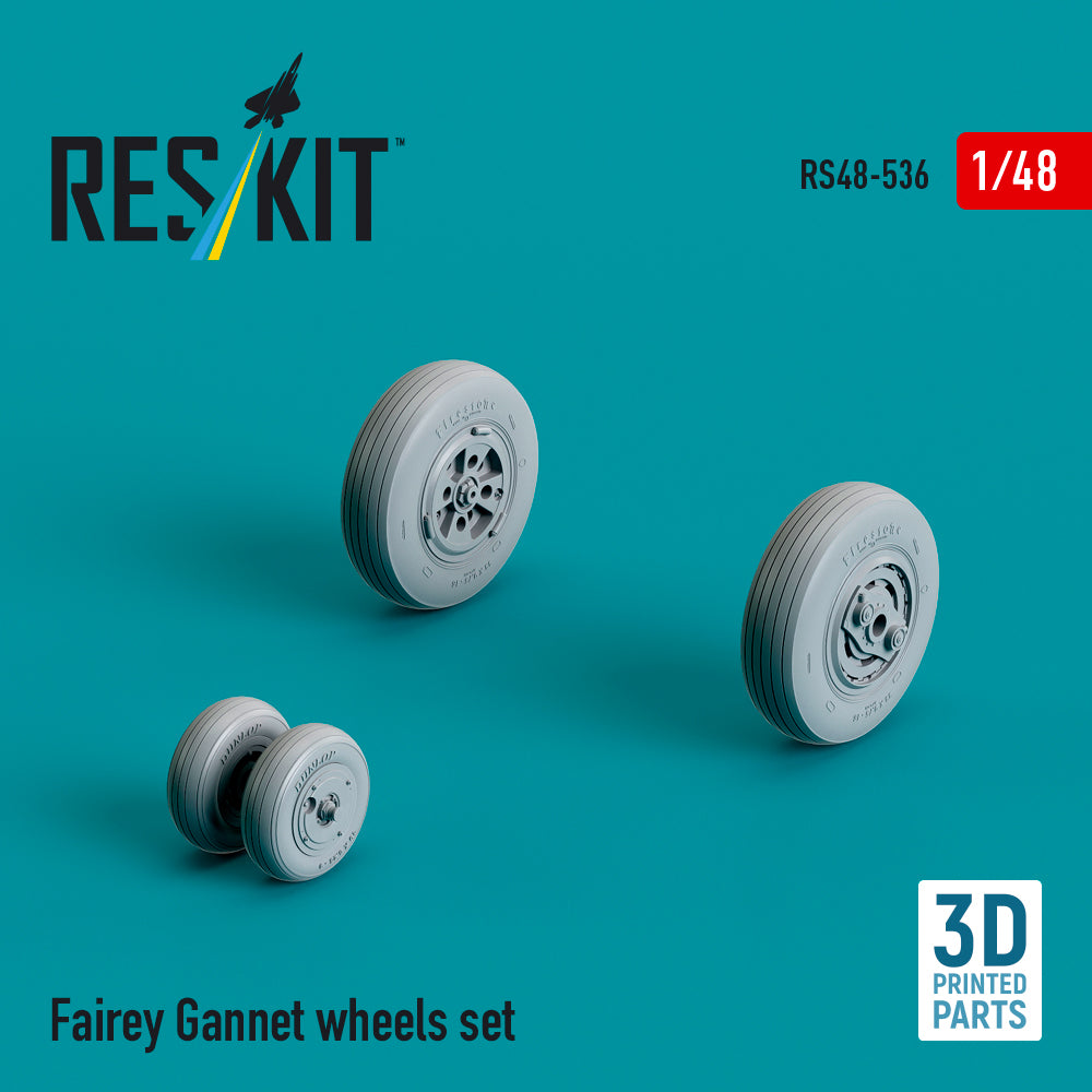 ResKit RS48-0536 1:48 Fairey Gannet AS.1/AS.4 wheels set