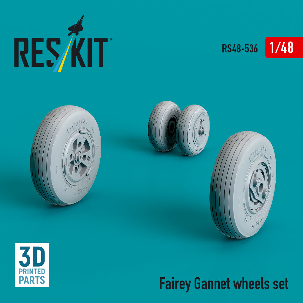 ResKit RS48-0536 1:48 Fairey Gannet AS.1/AS.4 wheels set