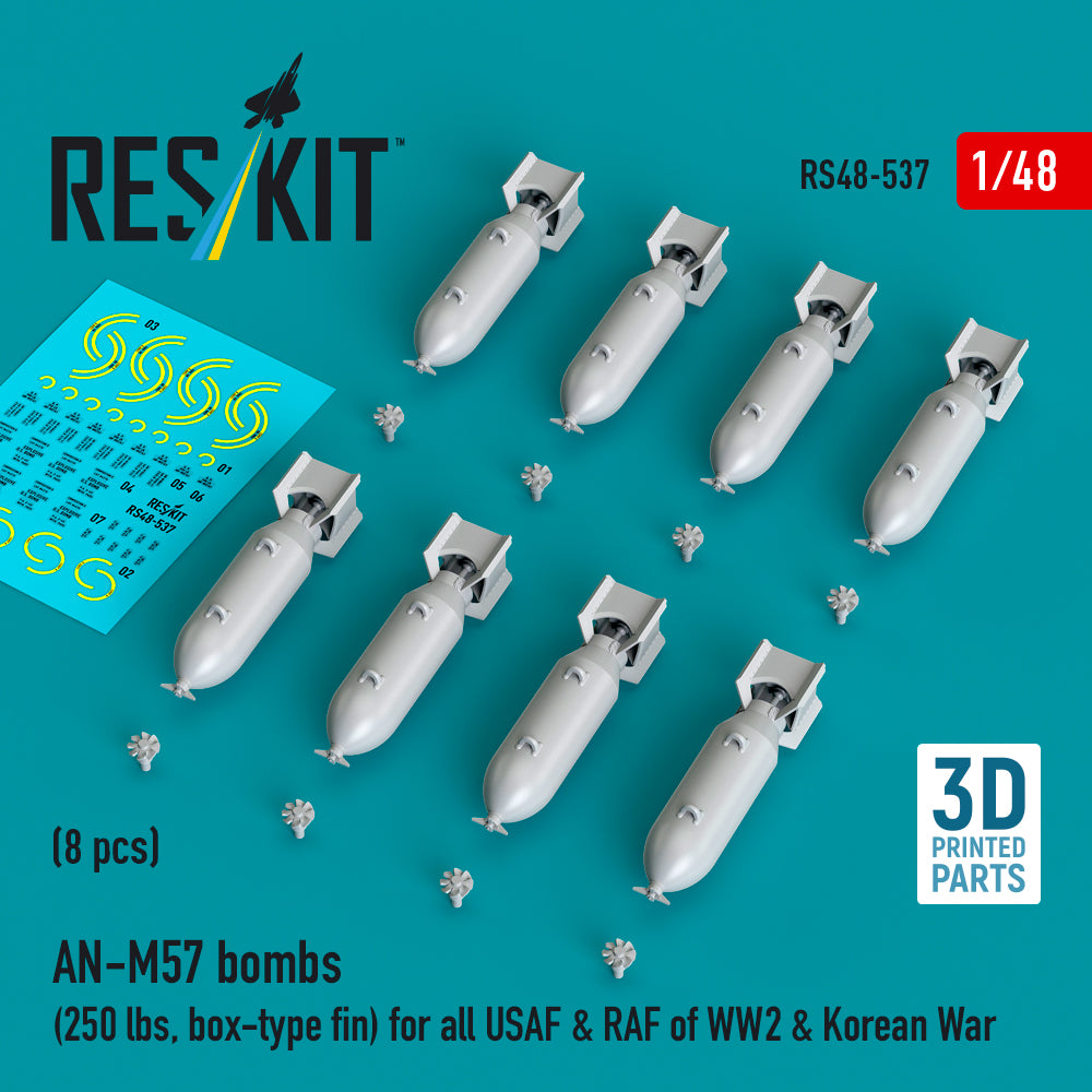 ResKit RS48-0537 1:48 AN-M57 bombs