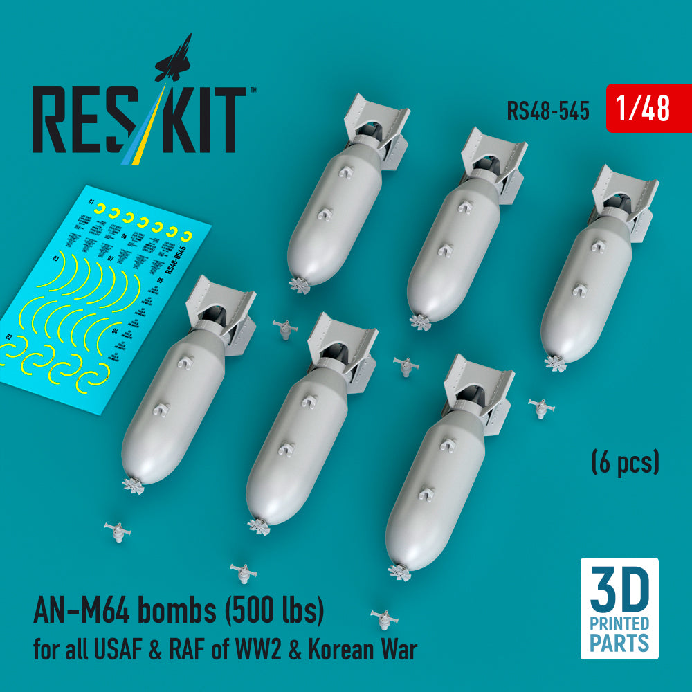 ResKit RS48-0545 1:48 AN-M64 bombs