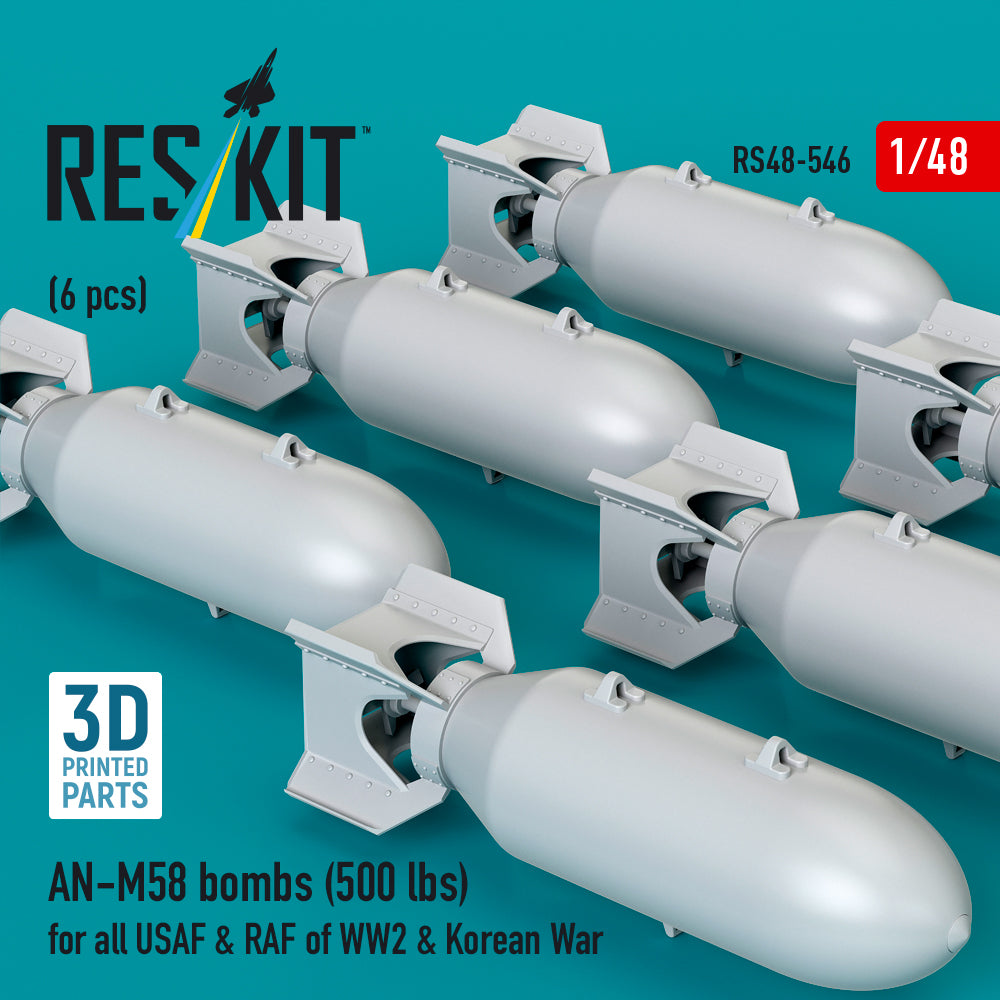 ResKit RS48-0546 1:48 AN-M58 bombs