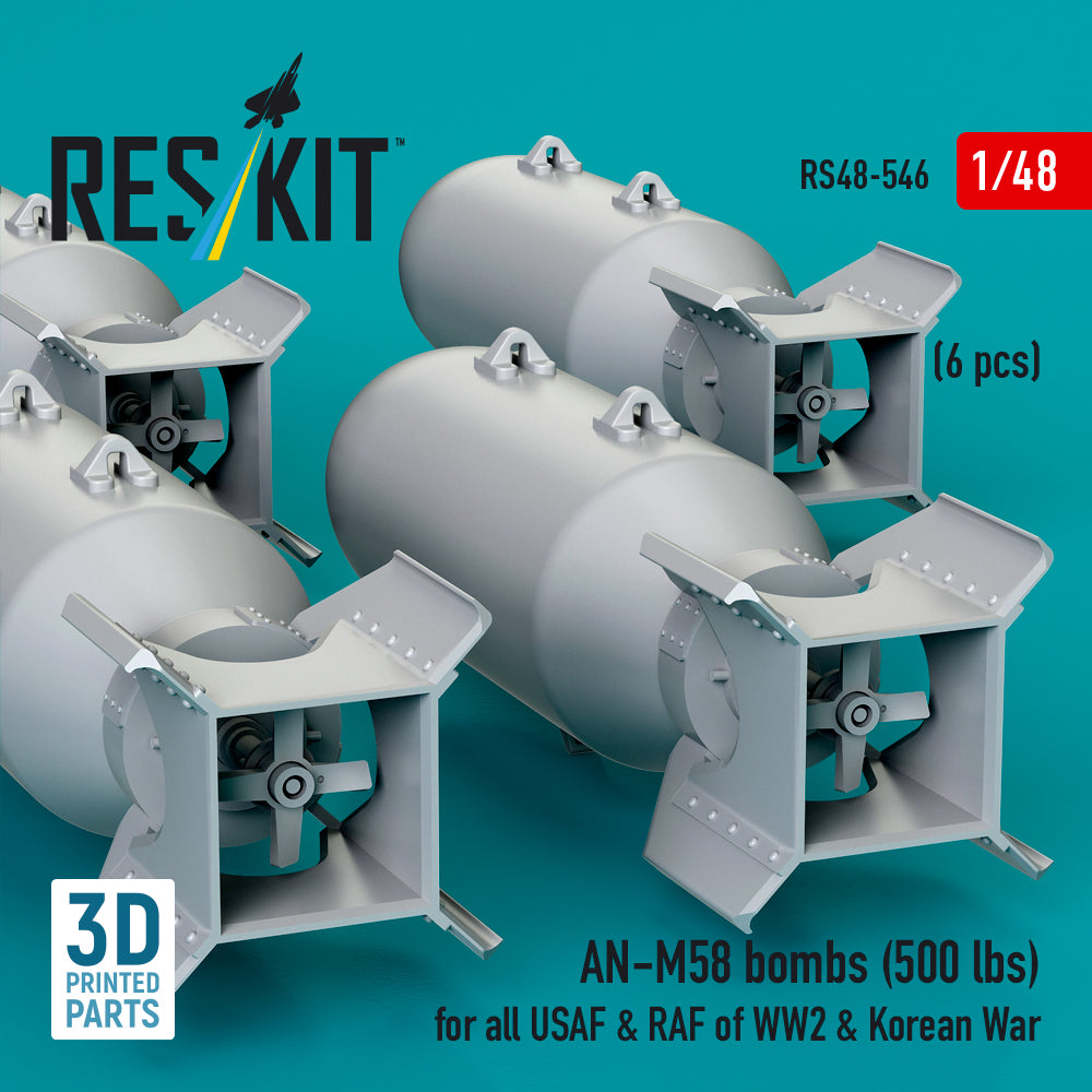 ResKit RS48-0546 1:48 AN-M58 bombs