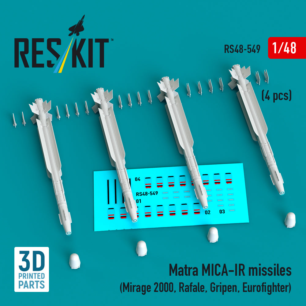 ResKit RS48-0549 1:48 Matra MICA-IR missiles