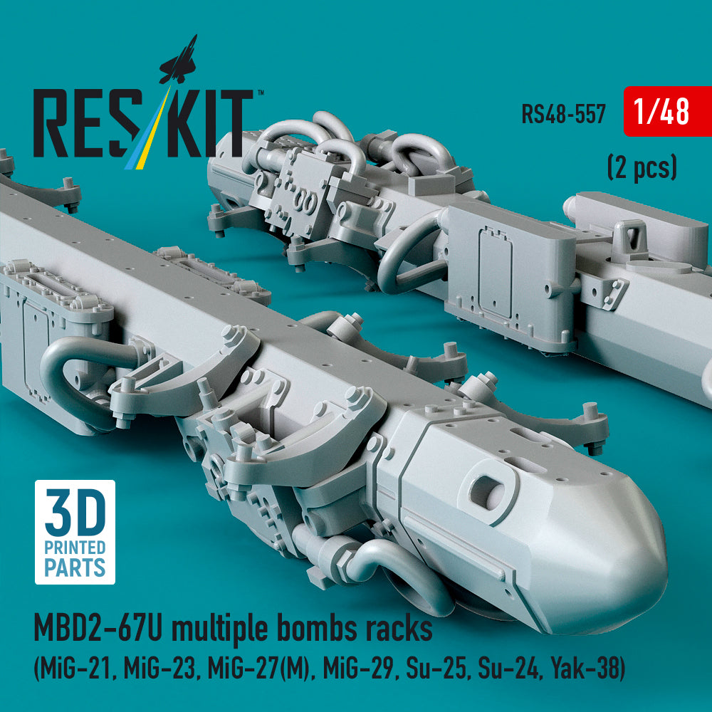 ResKit RS48-0557 1:48 MBD2-67U multiple bombs racks