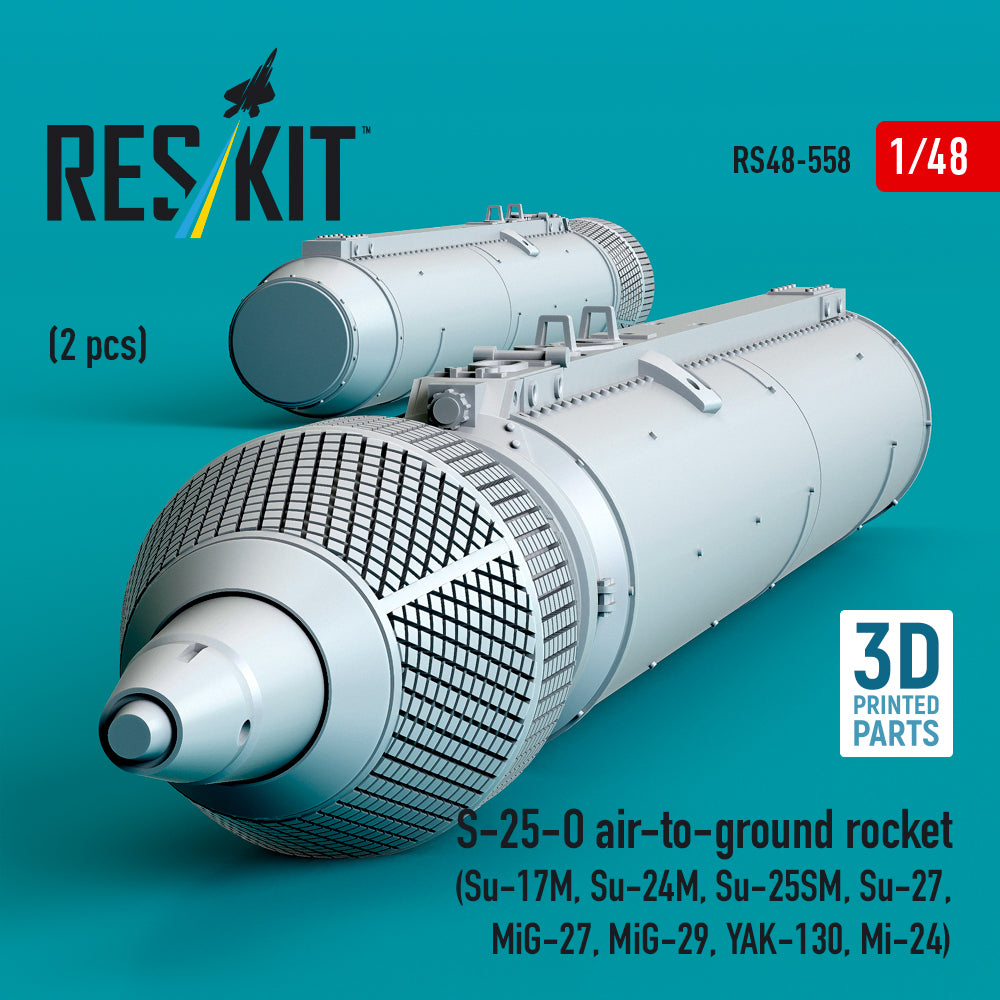 ResKit RS48-0558 1:48 S-25-O air-to-ground rocket