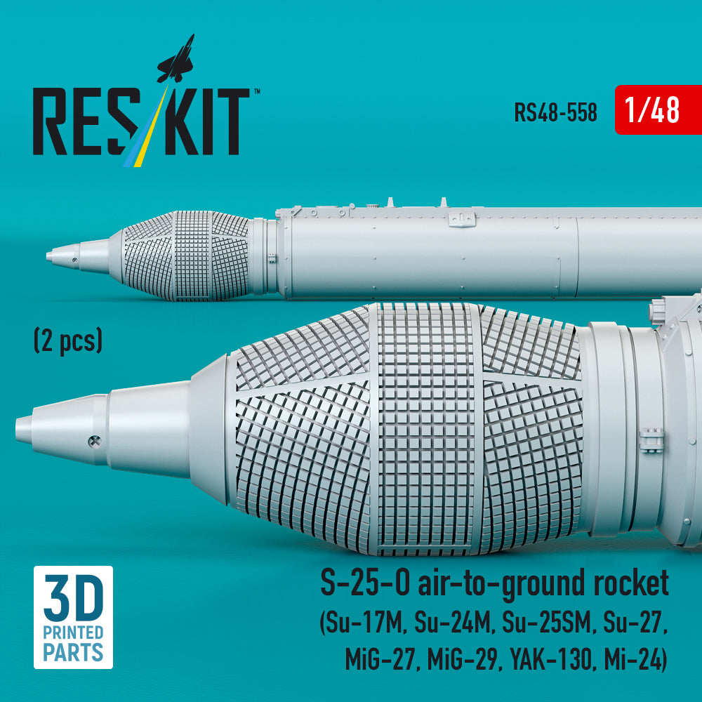 ResKit RS48-0558 1:48 S-25-O air-to-ground rocket