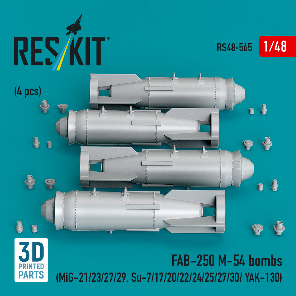 ResKit RS48-0565 1:48 FAB-250 ?-54 bombs