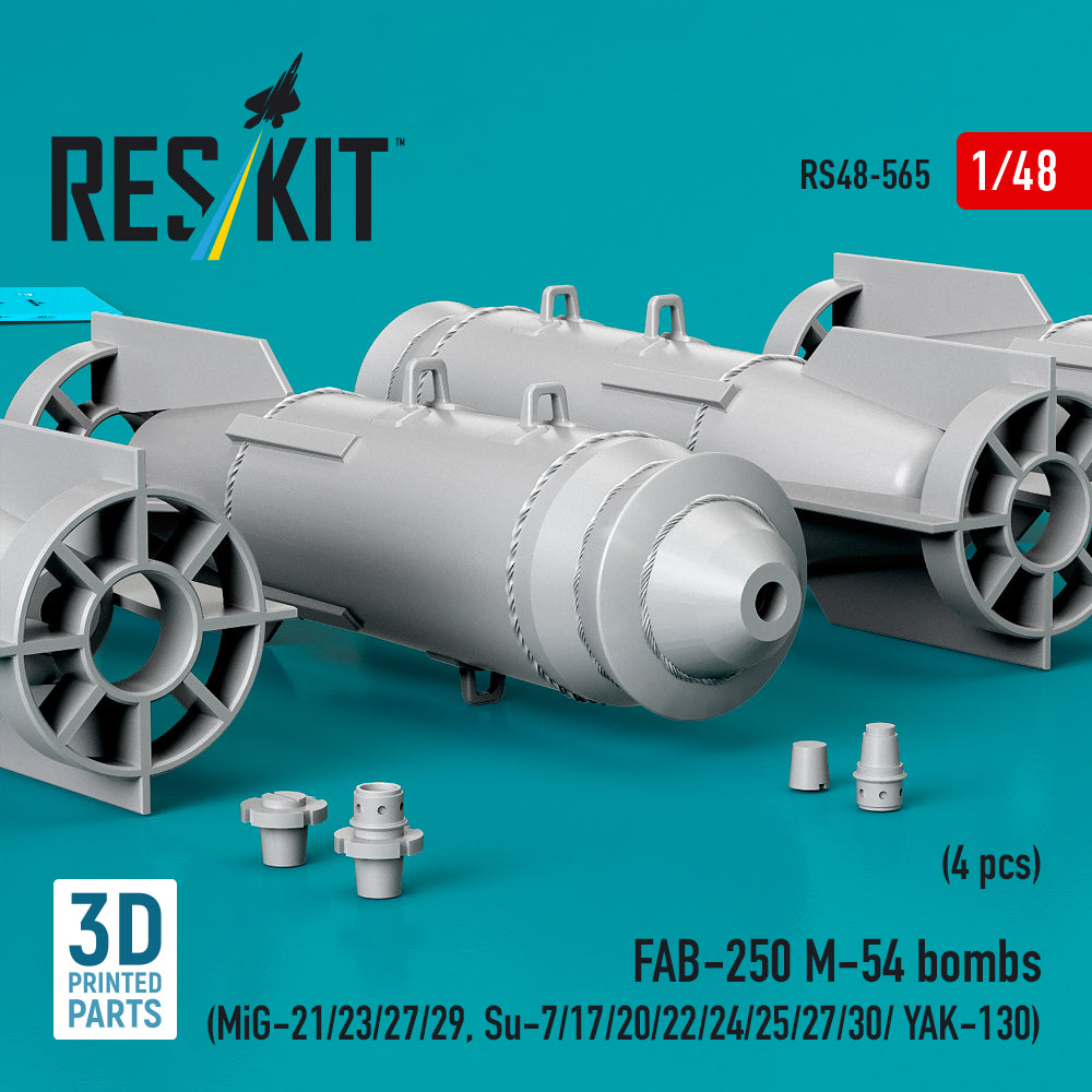 ResKit RS48-0565 1:48 FAB-250 ?-54 bombs