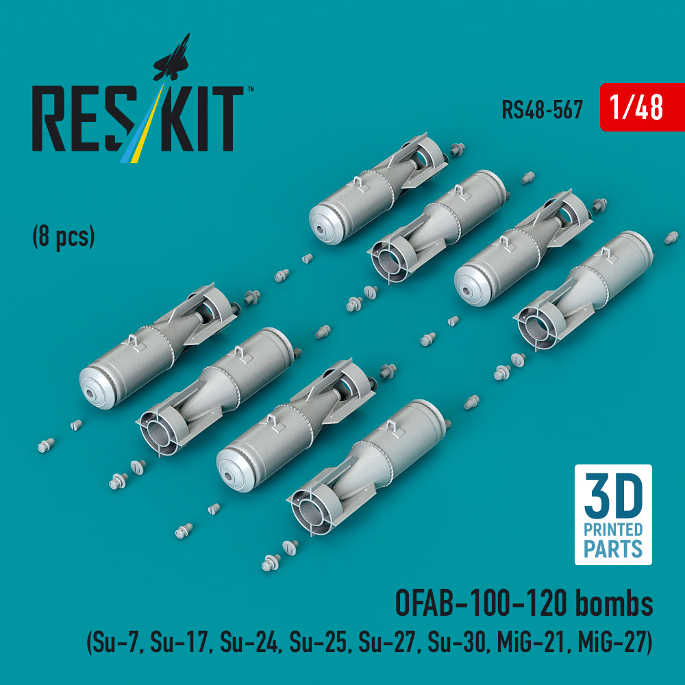 ResKit RS48-0567 1:48 OFAB-100-120 bombs