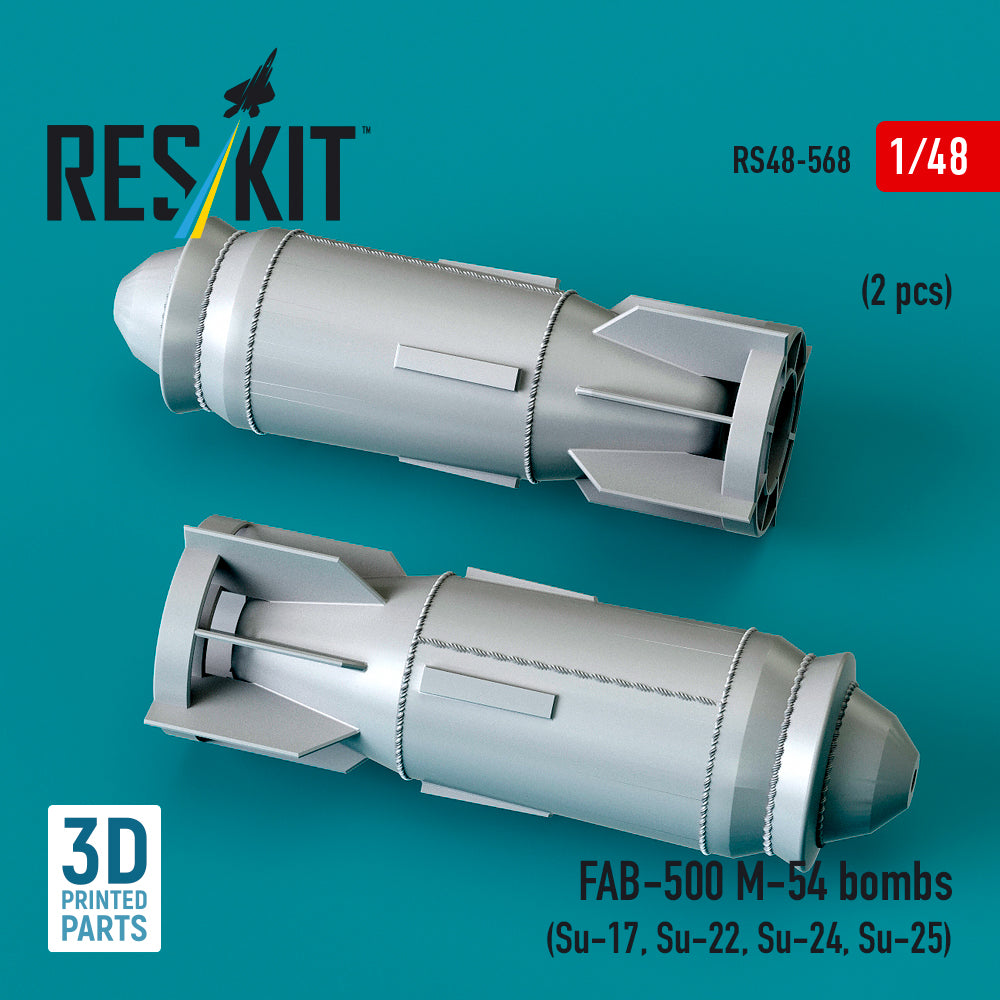 ResKit RS48-0568 1:48 FAB-500 M-54 bombs