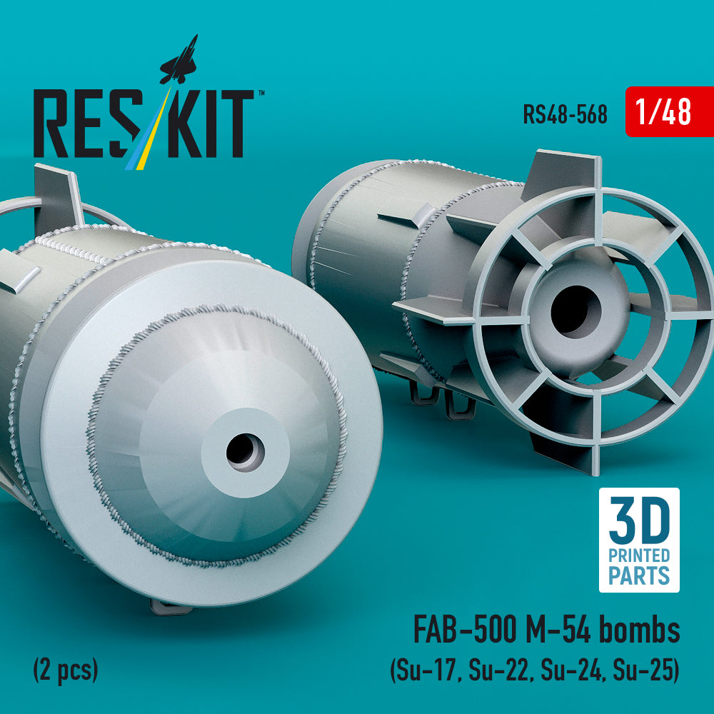 ResKit RS48-0568 1:48 FAB-500 M-54 bombs