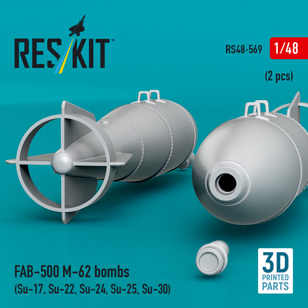 ResKit RS48-0569 1:48 FAB-500 M-62 bombs