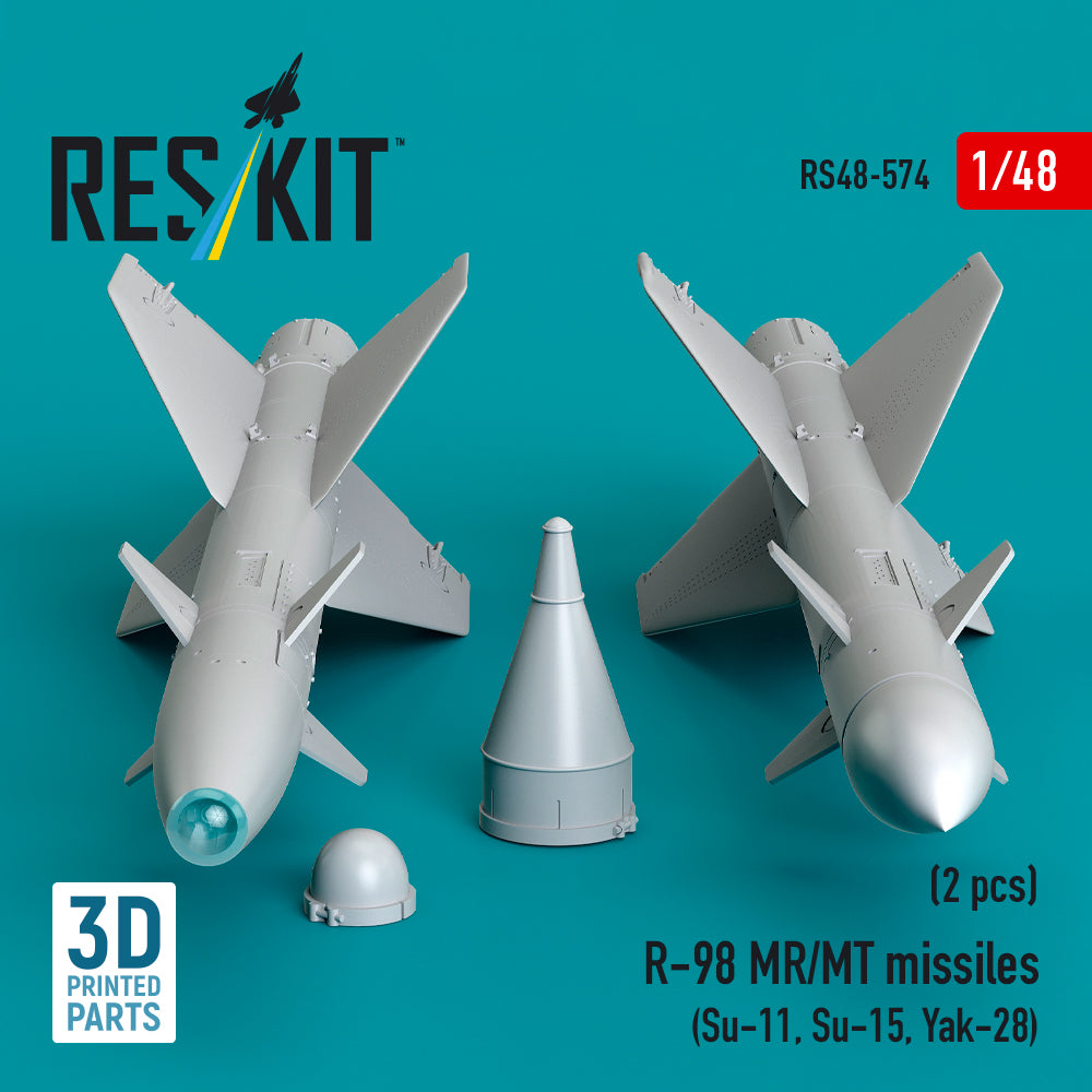 ResKit RS48-0574 1:48 R-98 MR/MT missiles