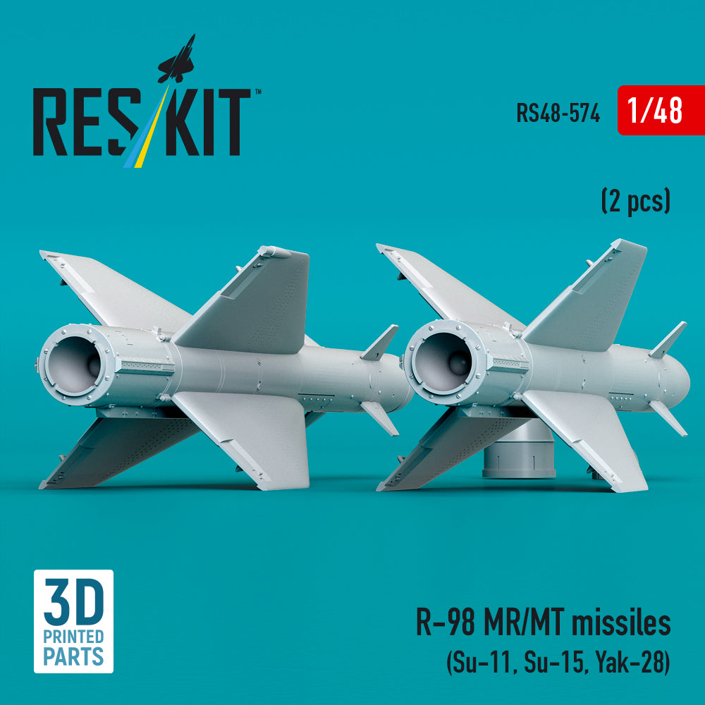 ResKit RS48-0574 1:48 R-98 MR/MT missiles
