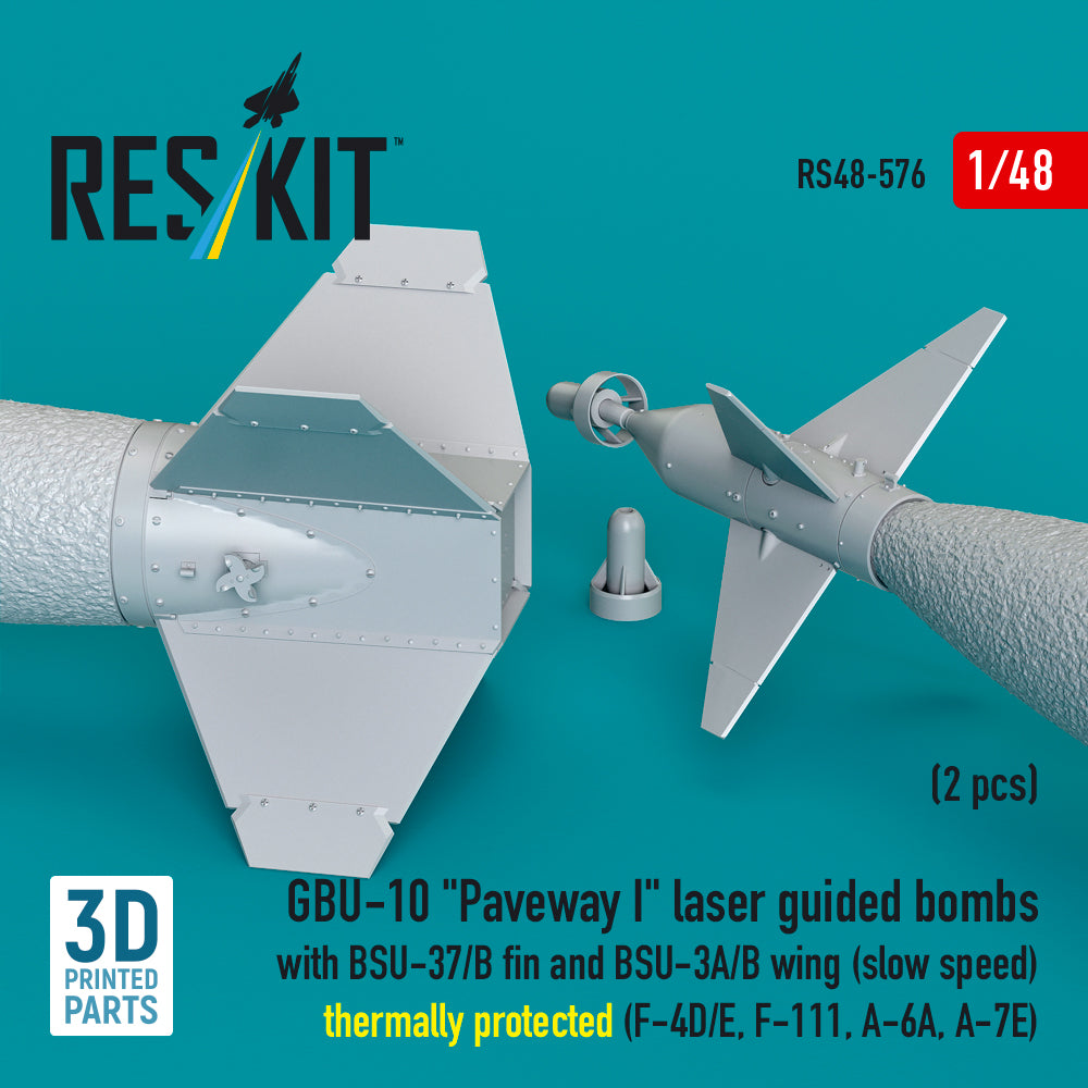 ResKit RS48-0576 1:48 GBU-10 Paveway I Laser Guided Bombs
