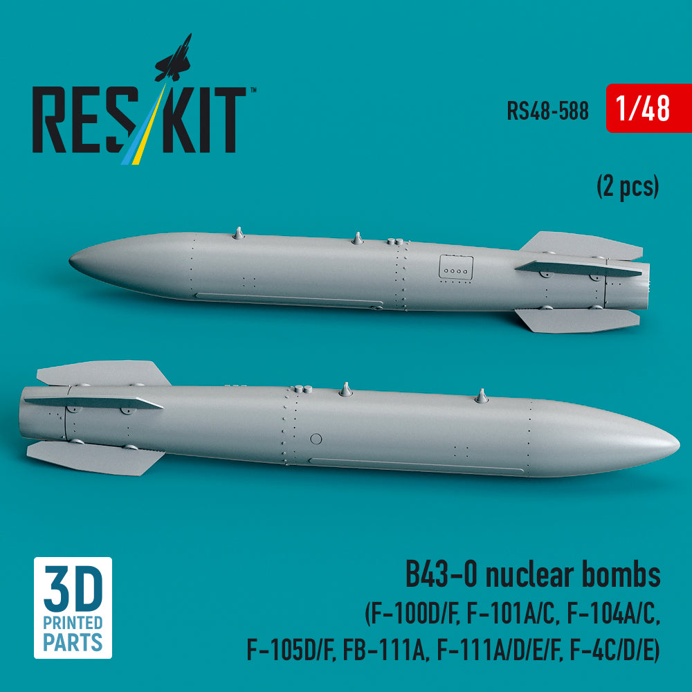 ResKit RS48-0588 1:48 B43-0 nuclear bombs