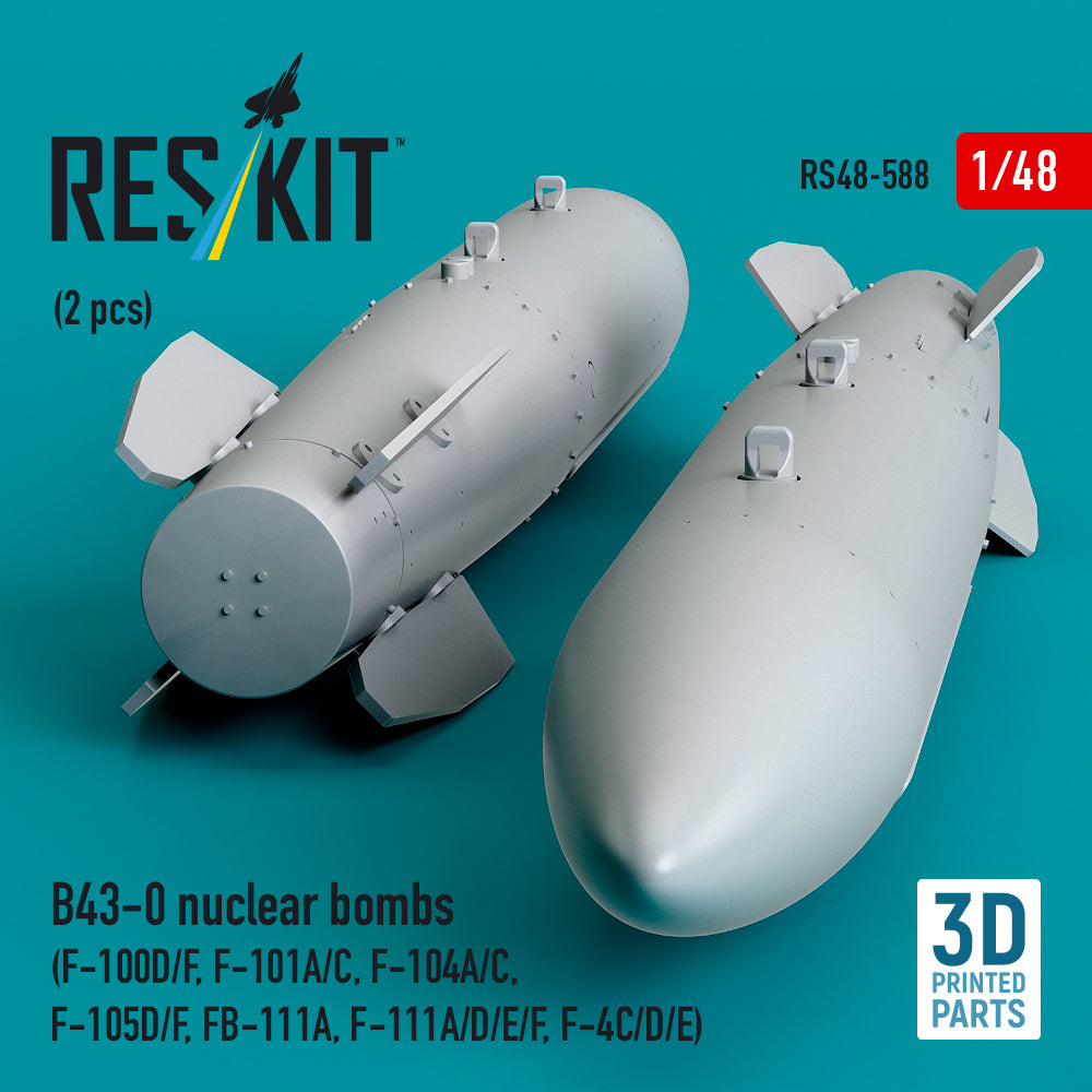 ResKit RS48-0588 1:48 B43-0 nuclear bombs