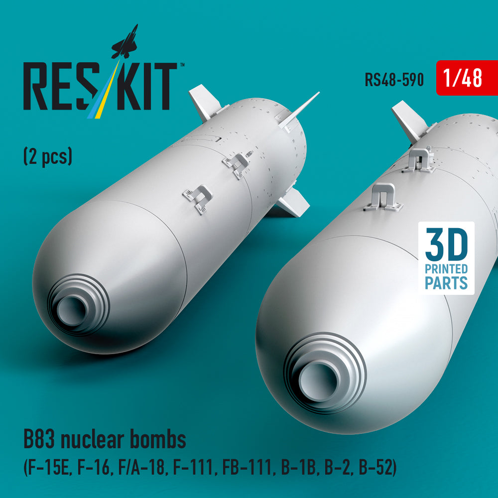 ResKit RS48-0590 1:48 B83 nuclear bombs