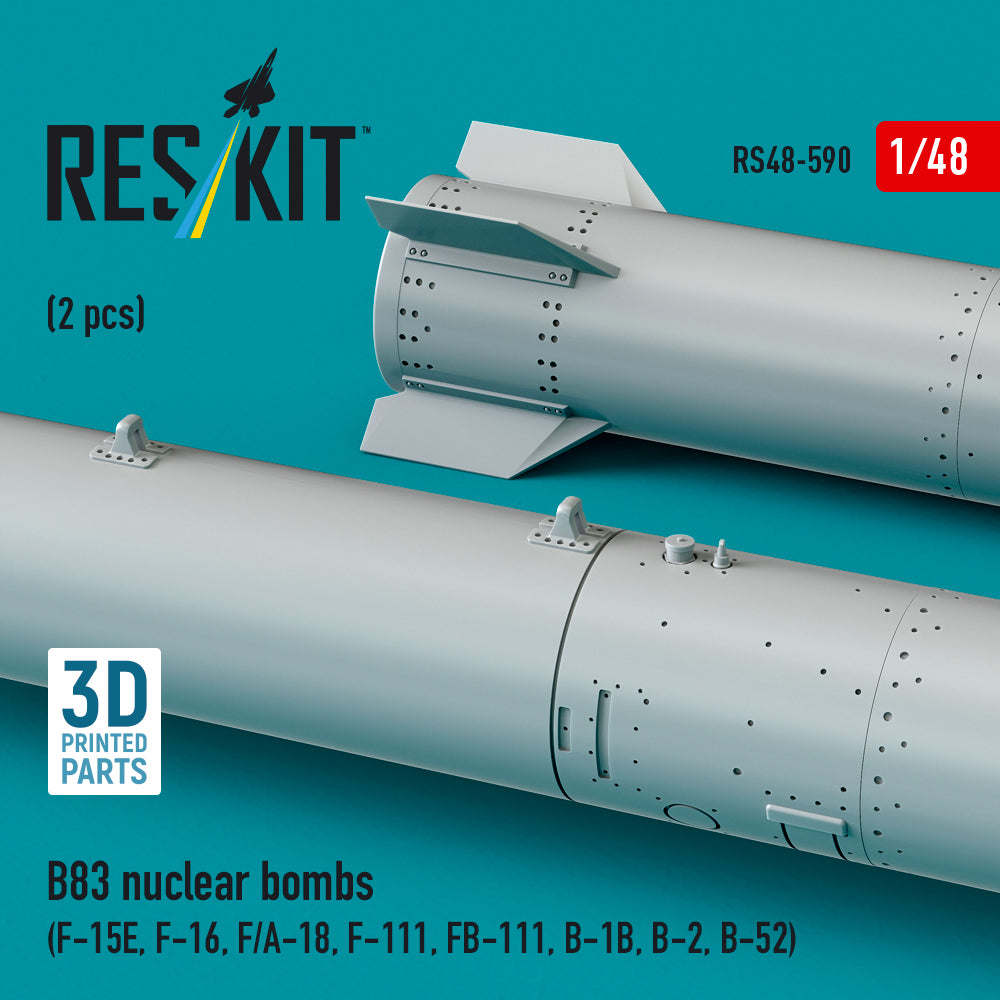 ResKit RS48-0590 1:48 B83 nuclear bombs