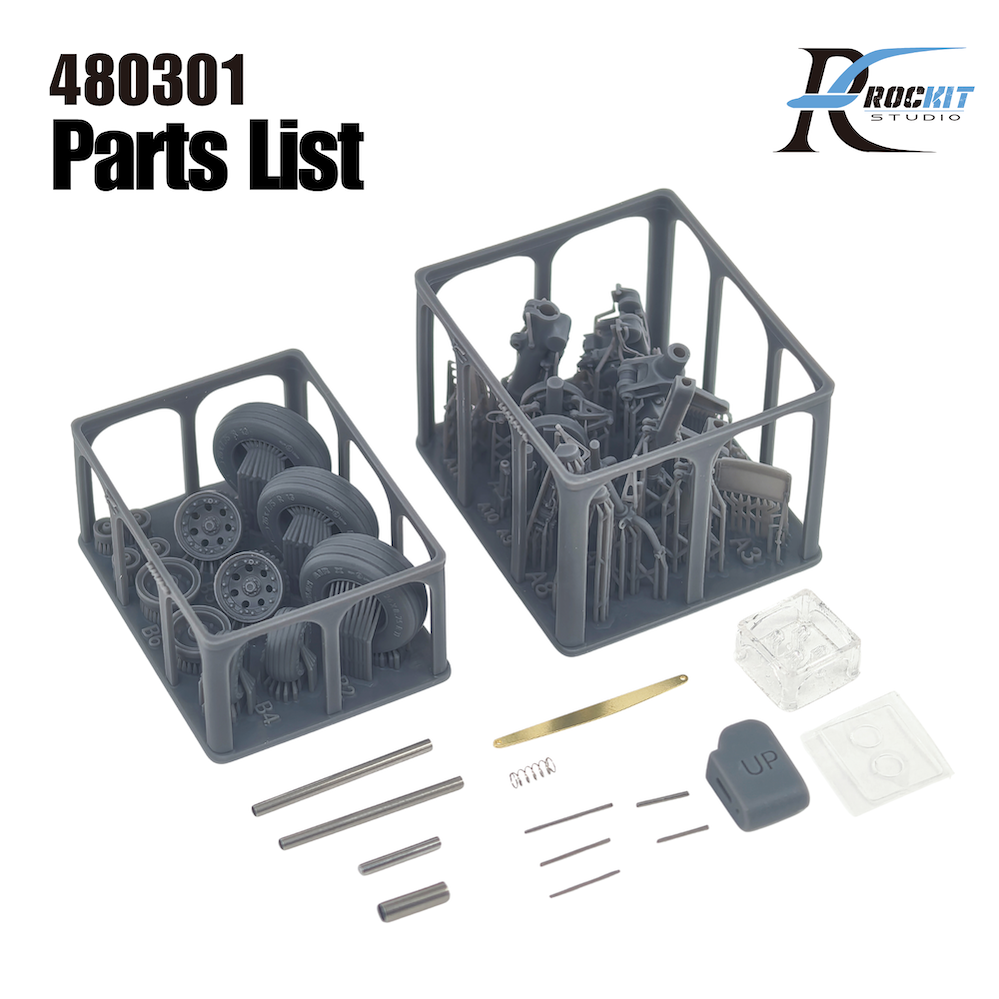 Rockit Studio RS480301 1:48 McDonnell-Douglas AV-8B Next-Gen Landing gears