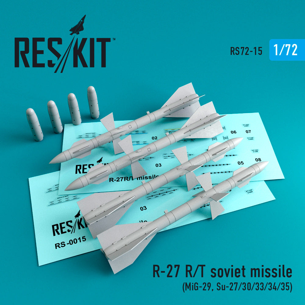 ResKit RS72-0015 1:72 R-27 /T soviet missile