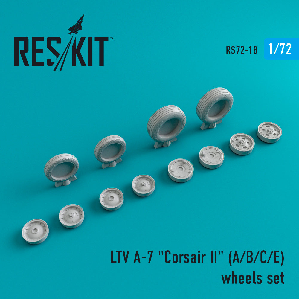 ResKit RS72-0018 1:72 LTV A-7A/A-7B/A-7C/A-7E Corsair II wheels set