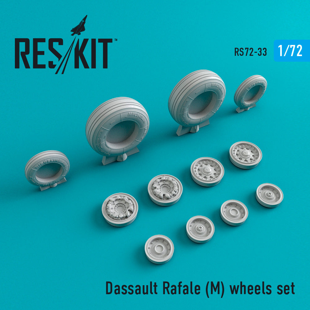 ResKit RS72-0033 1:72 Dassault Rafale M wheels set