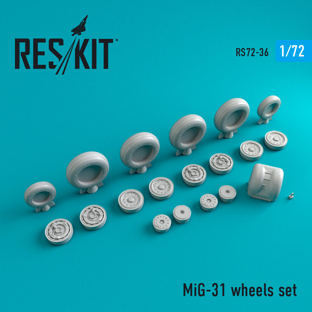 ResKit RS72-0036 1:72 Mikoyan MiG-31 wheels set