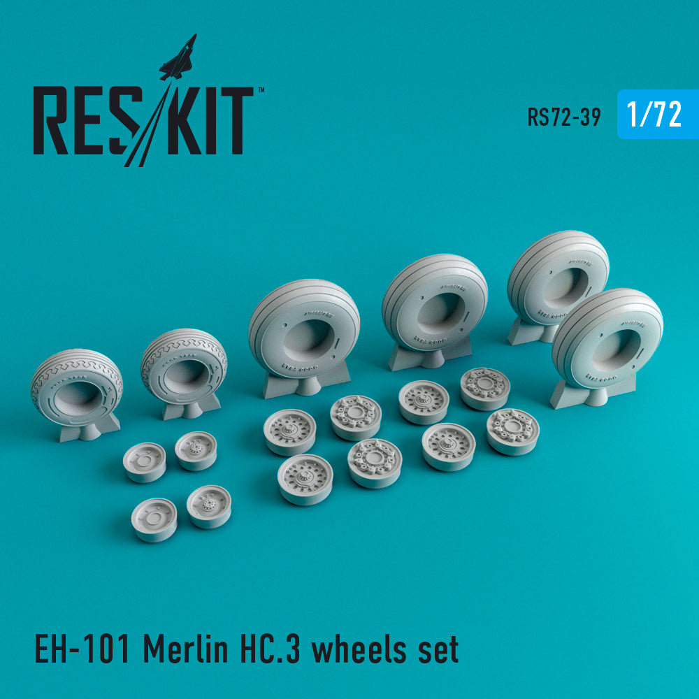 ResKit RS72-0039 1:72 Westland EH-101 Merlin HC.3 wheels set