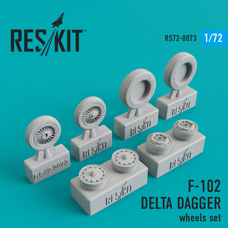 ResKit RS72-0073 1:72 Convair F-102A Delta Dagger wheels set