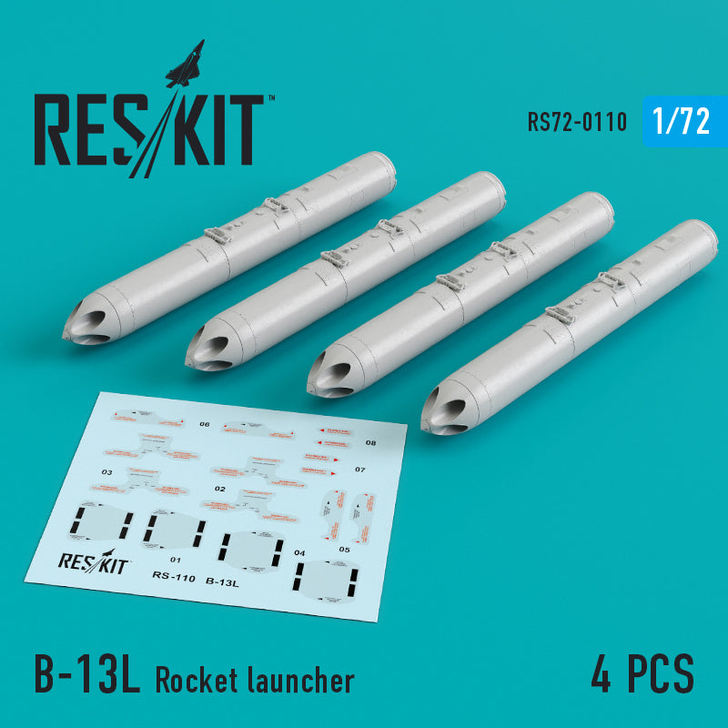 ResKit RS72-0110 1:72 B-13L Rocket Launcher WILL BE REPLACED BY