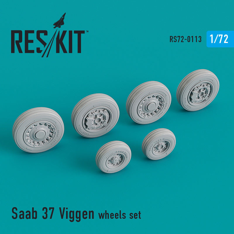 ResKit RS72-0113 1:72 Saab JS-37 'Viggen' wheels set