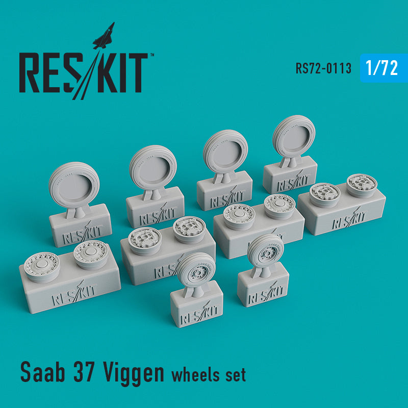 ResKit RS72-0113 1:72 Saab JS-37 'Viggen' wheels set