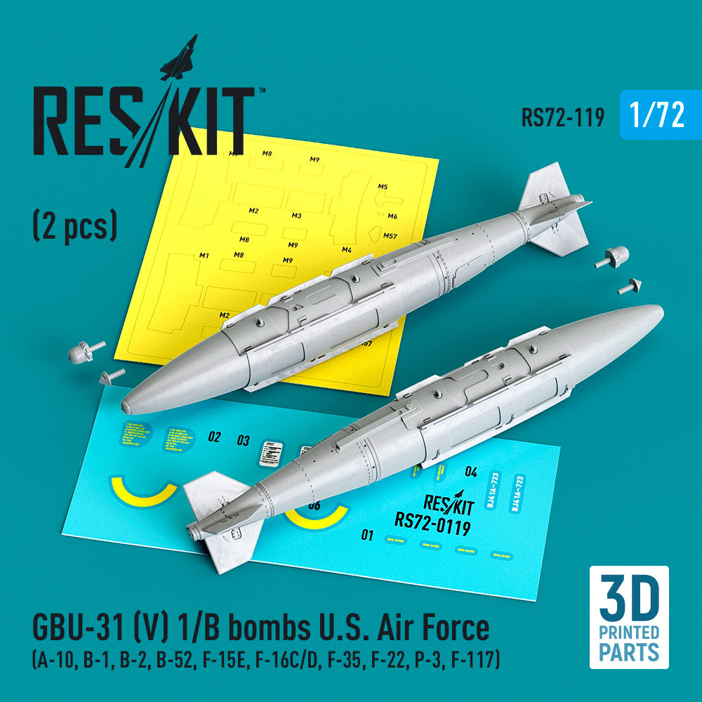 ResKit RS72-0119 1:72 GBU-31