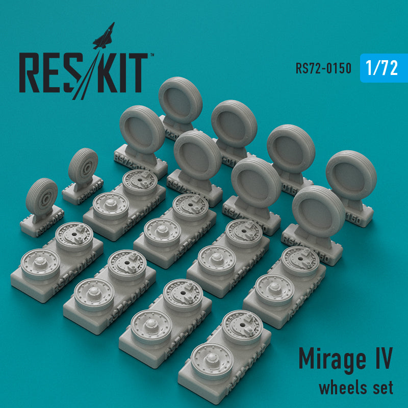ResKit RS72-0150 1:72 Dassault_Mirage IV wheels set