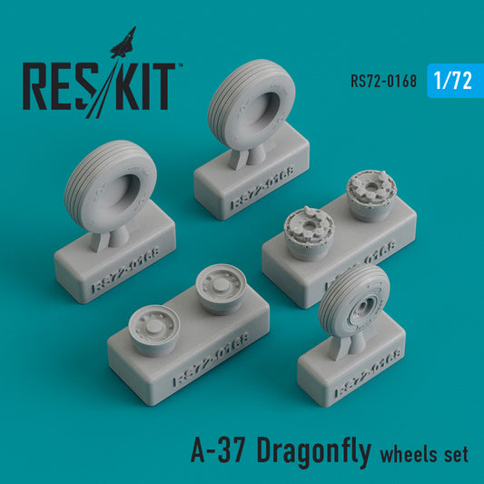 ResKit RS72-0168 1:72 Cessna A-37A/A-37B Dragonfly wheels set