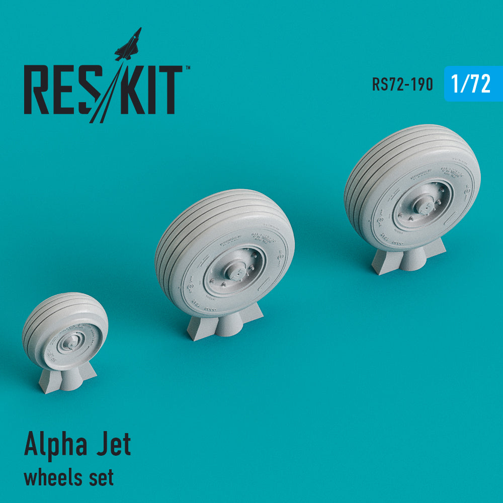 ResKit RS72-0190 1:72 Dornier Alpha Jet wheels set