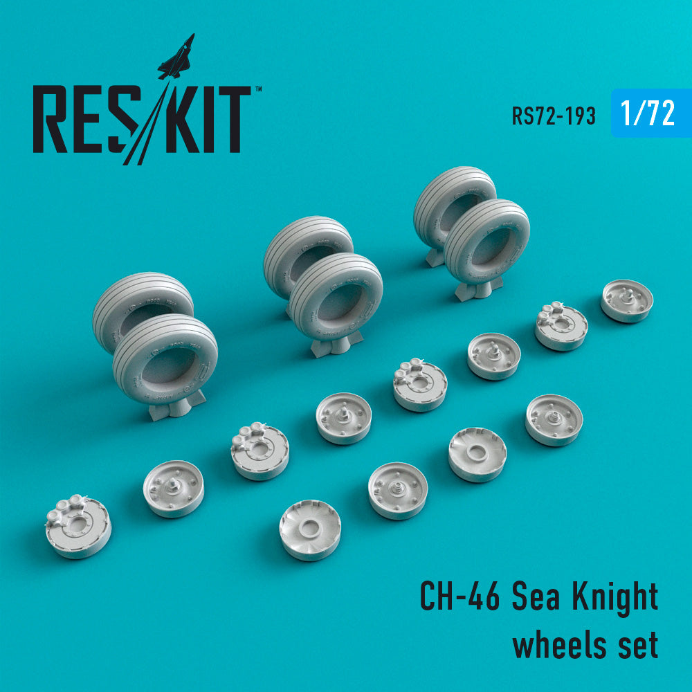 ResKit RS72-0193 1:72 Boeing CH-46 Sea Knight wheels set