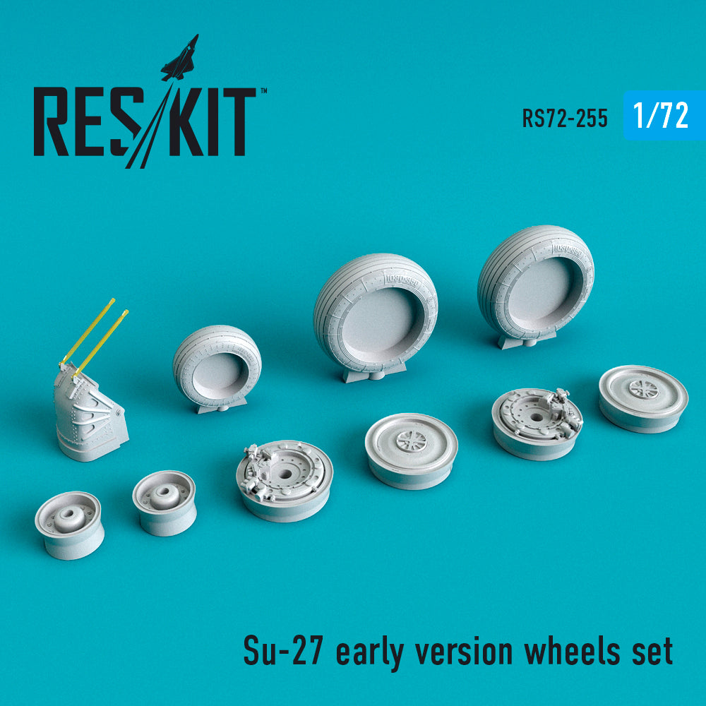 ResKit RS72-0255 1:72 Sukhoi Su-27 wheels set early version
