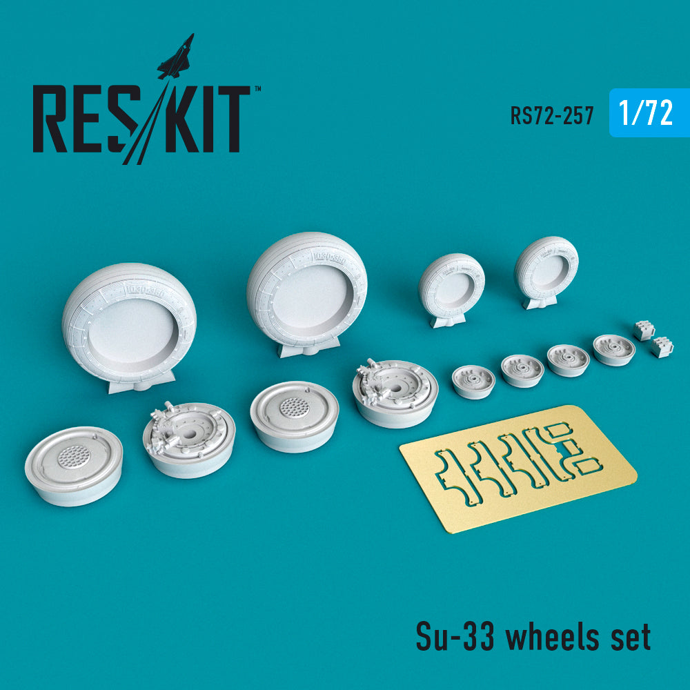 ResKit RS72-0257 1:72 Sukhoi Su-33 Flanker-D wheels