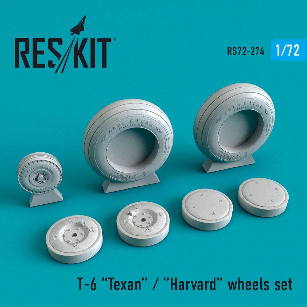 ResKit RS72-0274 1:72 North-American T-6 Texan wheels set