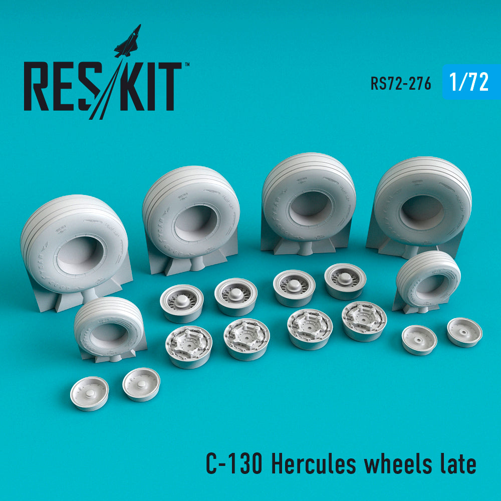 ResKit RS72-0276 1:72 Lockheed C-130H Hercules wheels late version