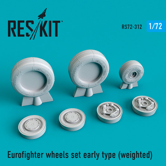 ResKit RS72-0312 1:72 Eurofighter Typhoon wheels set early type