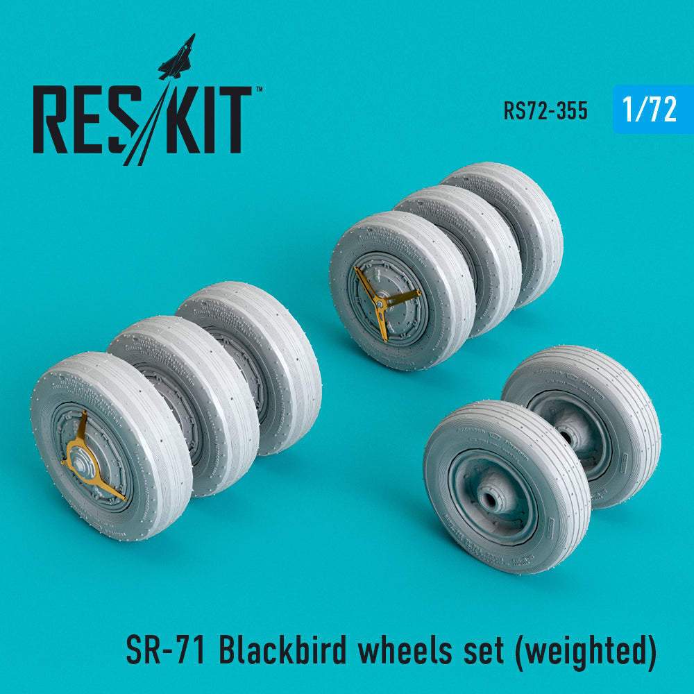 ResKit RS72-0355 1:72 Lockheed SR-71 Blackbird wheels set